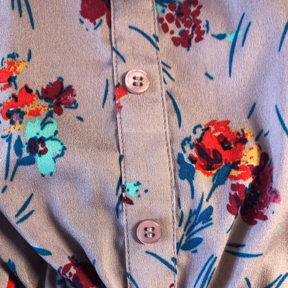 Floral Lilac Dress by American Rag w. Pockets - Picture 5 of 8